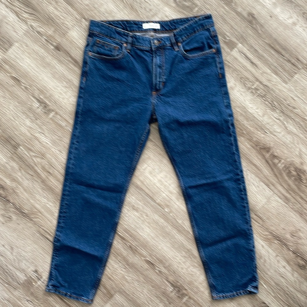Mango Tapered Cropped Jeans